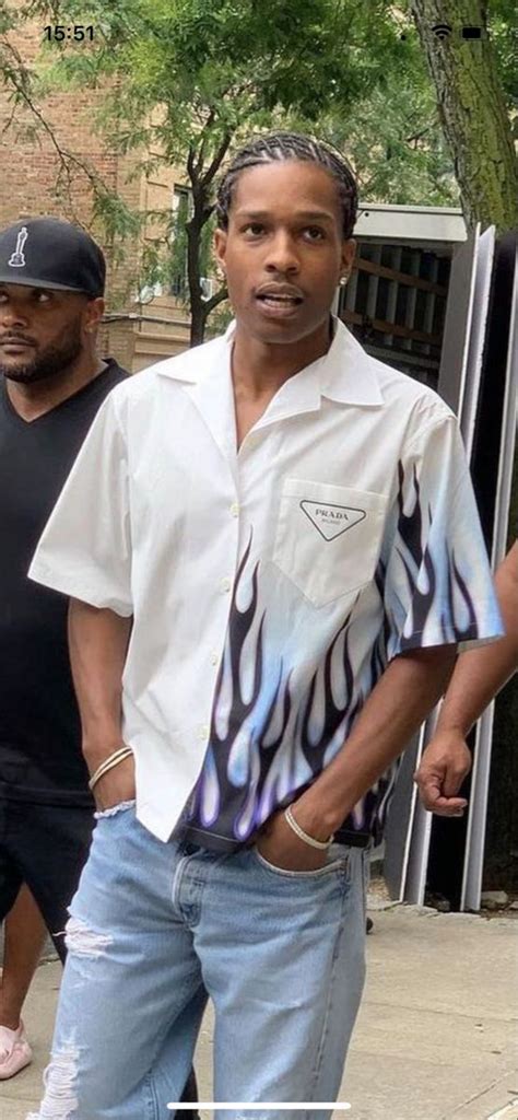 asap rocky prada shirt